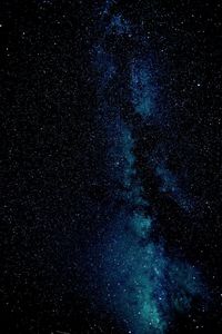 Low angle view of star field against star field