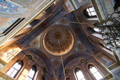 Interior of pertevniyal valide mosque in istanbul