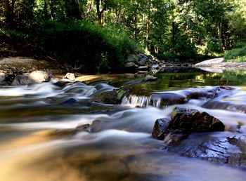 flowing water