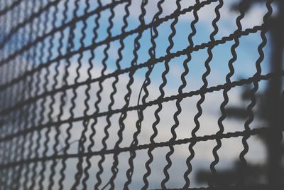 Full frame shot of chainlink fence