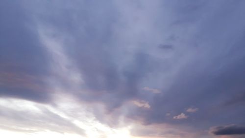 Low angle view of cloudscape