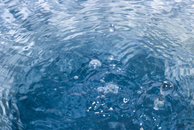 Full frame shot of water in swimming pool