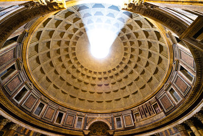 Low angle view of dome of building