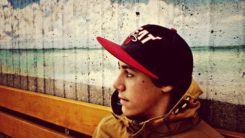 Portrait of young woman