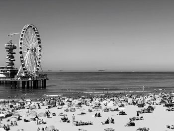 Ferris wheel at beach