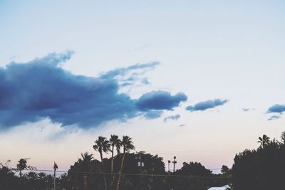 Scenic view of cloudy sky