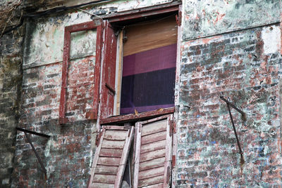 Low angle view of old building