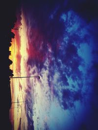 Low angle view of storm clouds in sky