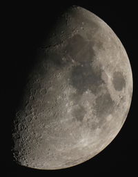 Close-up of moon at night