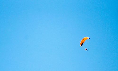 Low angle view of parachute