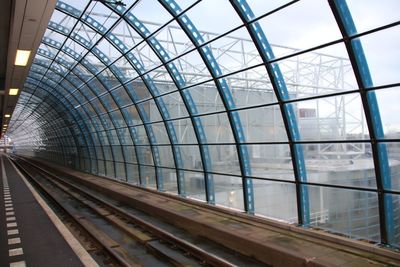 Railroad station platform