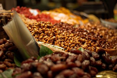 Close-up of crab for sale at market