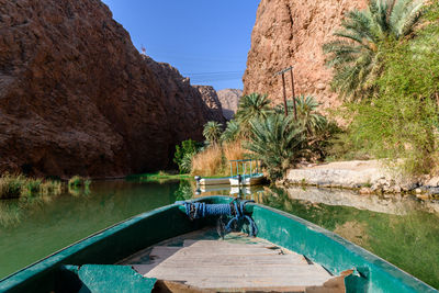 Boat on lake