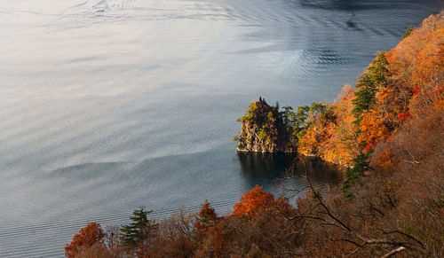 Scenic view of lake