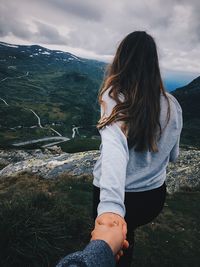 Couple on mountain