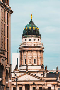 Low angle view of building against sky