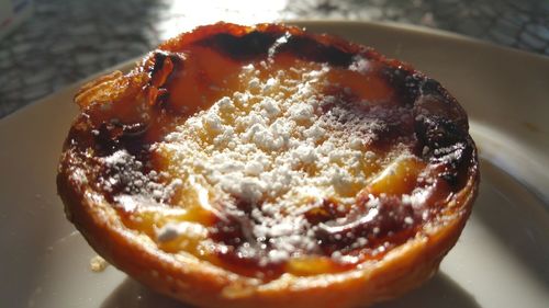 Close-up of served food