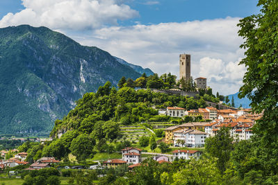 Ancient fortified village of gemona del friuli. italy