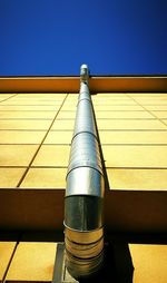 Low angle view of built structure against clear sky