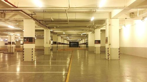 Underground subway station