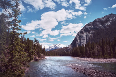 Rocky mountains in banff