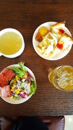 Close-up of served food in plate