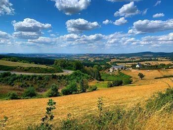 Scenic view of landscape against sky