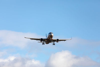 Aeroflot airbus a320. plane take off or landing in sheremetyevo international airport.