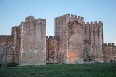 View of fort against clear sky