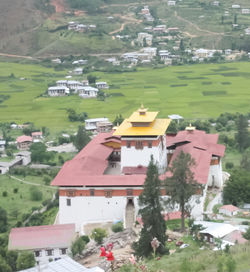 Houses in village