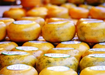 Close-up of fruits for sale at market stall