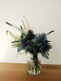 Close-up of vase on table