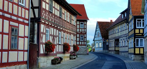 Street amidst buildings in city