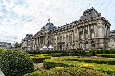 Low angle view of historical building