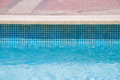 Cropped image of swimming pool