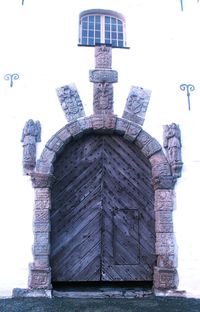Low angle view of temple