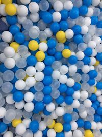 Full frame shot of multi colored balloons