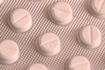 High angle view of glasses