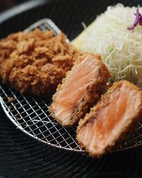 Close-up of food in plate