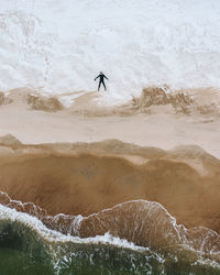 Man surfing in sea