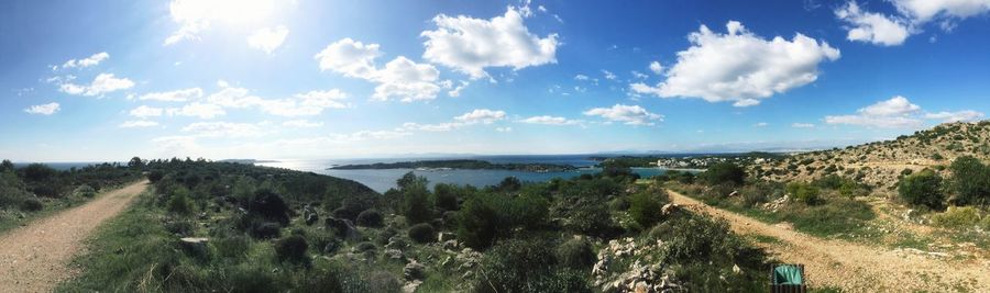 Scenic view of landscape against sky