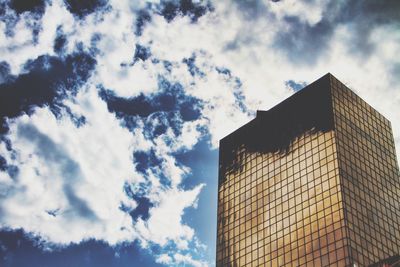 Low angle view of building against sky