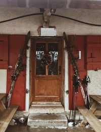 Interior of abandoned house