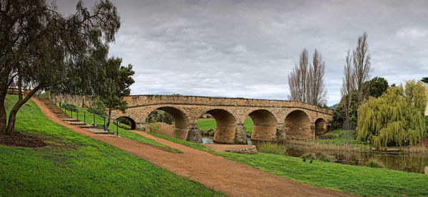 Historic stone bridge at richmond tasmania 