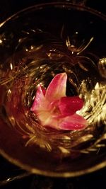 Close-up of water in glass