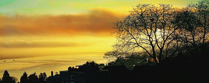 Scenic view of sky at sunset