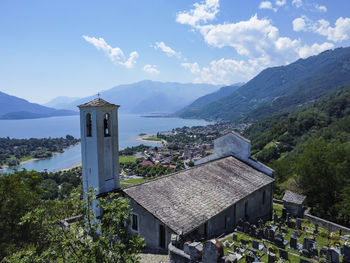 San miro church on lake como