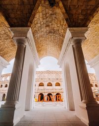 Corridor of historic building