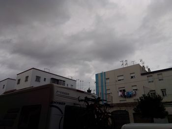 Low angle view of building against sky