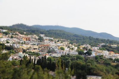 Townscape with buildings in background